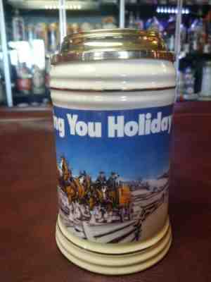 RARE ANHEUSER-BUSCH BUDWEISER  ABEA 2005 Holiday  Stein 