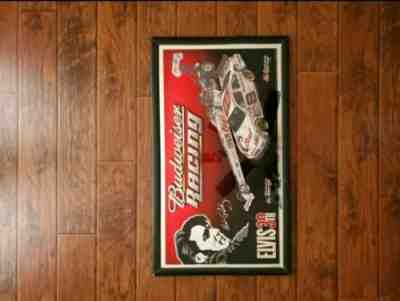 Elvis Presley 30th Dale Jr Budweiser Racing Bar Mirror Sign 37.5