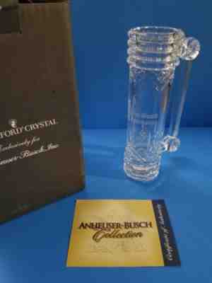 2007 Waterford Crystal Budweiser Stein Anheuser Busch Brewing Association CS685