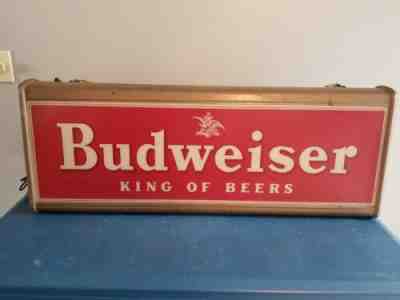 1940's budweiser beer Light Up bar Sign game room man cave anheuser busch rare