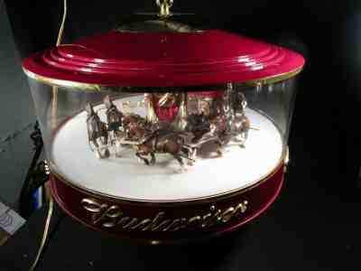 Budweiser #1027483 Clydesdale Parade Unit Carousel EUC Very Rare 23