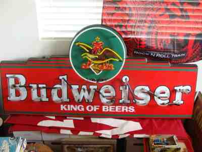 BUDWEISER Beer neon sign Eagle giant bar sign 60