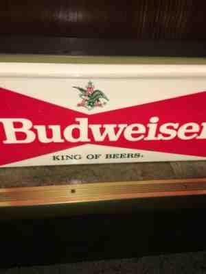 RARE Spanish Version Budweiser 1960’s Beer Light Slim Jim 48” Bud Sign