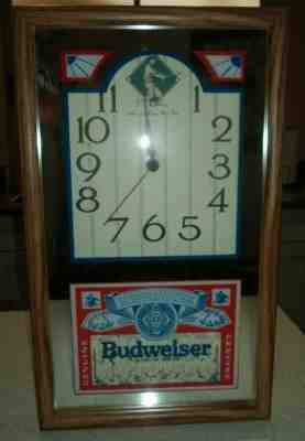 Vintage Budweiser Clock  