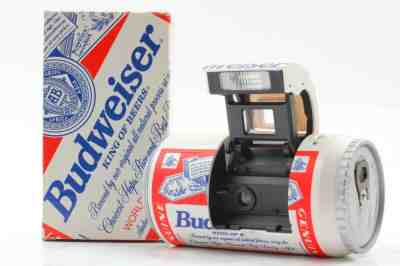 NOS MINT IN BOX BUDWEISER BEER CAN VINTAGE FILM CAMERA FROM JAPAN