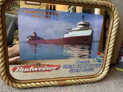 BUDWEISER EDMUND FITZGERALD MIRROR