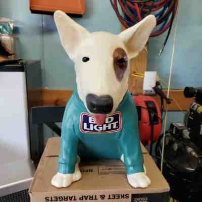 VINTAGE Bud Light 1988 SPUDS MACKENZIE DOG and NOS bandana from 1989