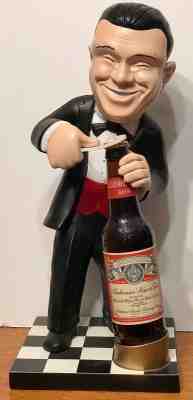 Smiling Charley/Charlie BUDWEISER 2005 Anheuser-Busch Bar Statue/Figurine RARE