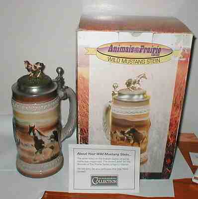 Budweiser Animals of the Prairie Wild Mustang Beer Stein