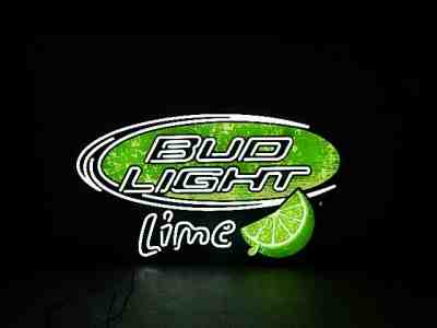 Fallon Bud Light Lime LED Light Bar Pub Neon Sign # 1049398 Man Cave 