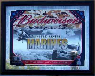 Budweiser Marine Mirror