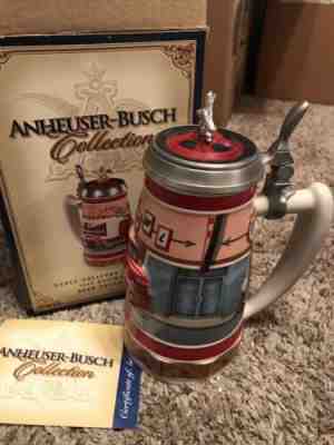 Budweiser Anheuser Busch Early Delivery Days Series 1956 Truck Stein CS658 SIGND