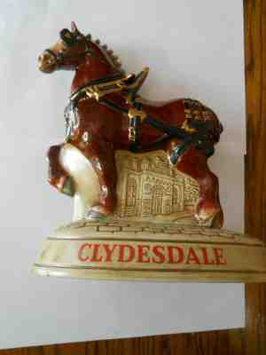 1976 Budweiser Beer Clydesdale decanter CS33 rare