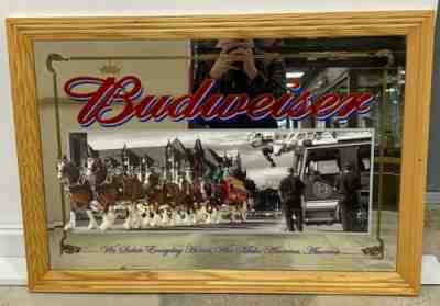 Budweiser Mirror Clydesdales FD Spartan Fire Truck We Salute Everyday Heroes