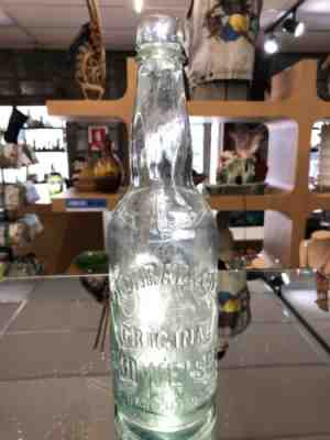 Vintage C. Conrad and Company Original Budweiser Beer Bottle ca. 1878 - 1880