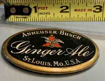 1920’s Budweiser Beer Ginger Ale Pocket mirror- St. Louis Missouri