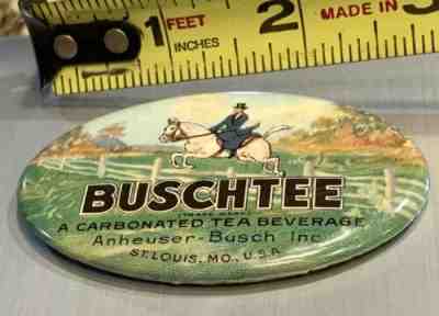 1920’s Budweiser Beer Buschtee Pocket mirror- St. Louis Missouri