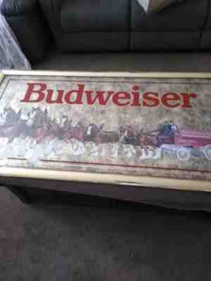 Vintage 1992 Budweiser Clydesdale Mirror