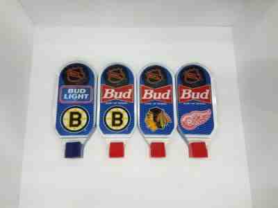 Lot of 19 NHL Bud Light Budweiser tap knob handles