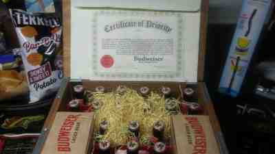 BUDWEISER LIMITED EDITION 2015 VINTAGE STYLE 1876 Wooden Crate  