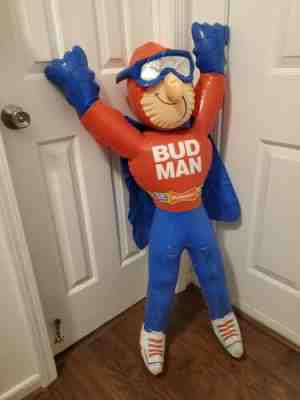 Budweiser Bud Man inflatable store display 1989