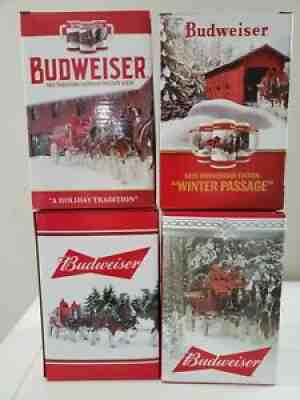 2016 2017 2018 2019 Budweiser Anheuser Busch Holiday Christmas steins Last Four