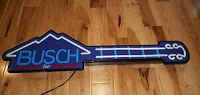 Anheuser Busch Sign Light Guitar Vtg KCS Industries RARE beer man cave electric