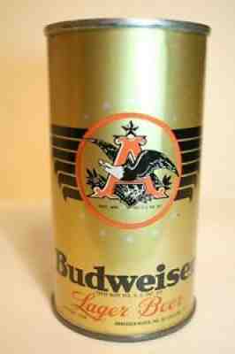 Budweiser Lager Beer 12 oz. 1936 OI IRTP flat top from St. Louis, Missouri