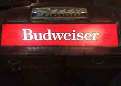 â?¨Rare Vintage 1988 Budweiser Beer Sign Light Pool Table Clydesdale Horses 40