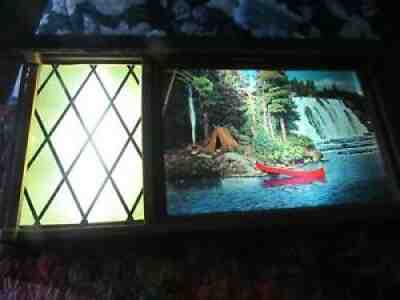 Vintage Hamms Sign Lighted - Moving pic advertising  modified