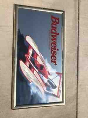 BUDWEISER MIRROR sign MISS BUDWEISER HYDROPLANE. 27