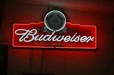 Officially Licensed Budweiser Beer Neon Light Up Sign 49