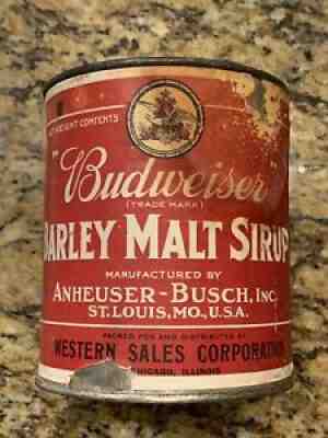 Budweiser Beer Barley Malt Syrup Can - St. Louis Missouri