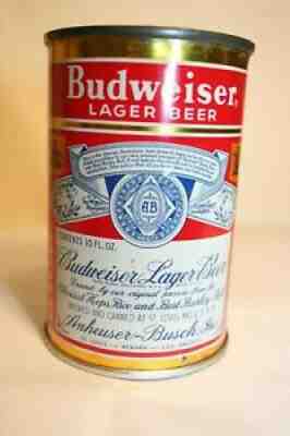 Budweiser Lager Beer 10 oz. 1952 flat top from St. Louis, Missouri