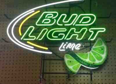 BUDWEISER LIGHT LIME Neon Beer Sign