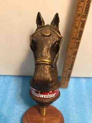 BUDWEISER CLYDESDALE HORSE HEAD beer tap handle. USA