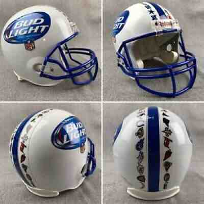 Extremely Rare Bud Light NFL Football Helmet Budweiser Display