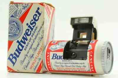 NOS MINT IN BOX BUDWEISER BEER CAN VINTAGE FILM CAMERA #6 FOR CHRISTMAS GIFT!