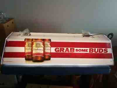 budweiser beer pool table light up sign bar game room billiards anheuser Busch