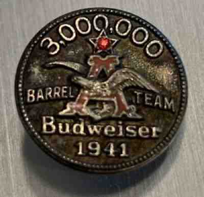 Budweiser Beer 1941 tie tack - St. Louis Missouri