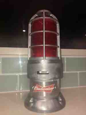 BUDWEISER NHL Goal Red Light Original Metal Version From 2013 Works Excellent