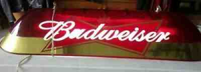 Vintage 2007 BIG - BUDWEISER Pool Table Light Flourescent 55