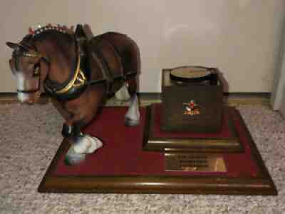 Vintage 70s AB Budweiser Beer Famous Clydesdale Horse Sony Radio Rare