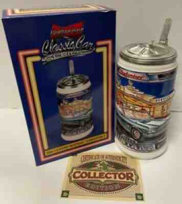 1964 1/2 Ford Mustang Convertible Stein Budweiser From Classic Car Series CS440