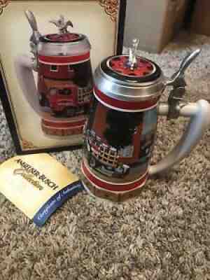 Budweiser Anheuser Busch Early Delivery Days Series 1934 Truck Stein CS616 SIGND