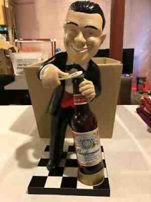 Vintage 2005 Budweiser Smiling Charlie Statue