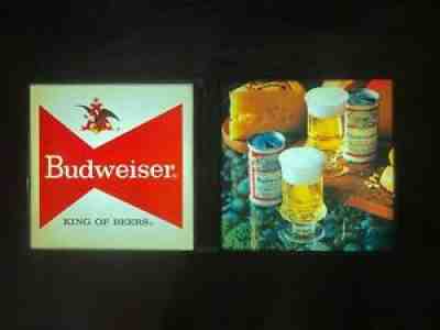 Budweiser King of Beers Lighted Sign - Vintage - Rare - 24 x 12