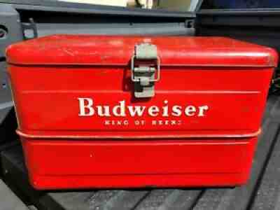 Vintage budweiser Metal Cooler