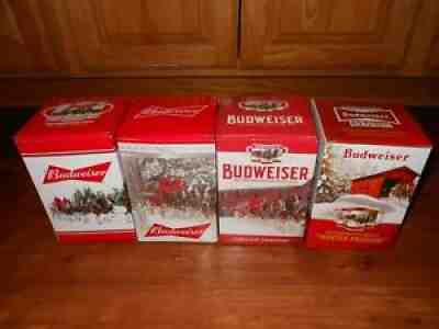 2016 2017 2018 2019 Budweiser Anheuser Busch Holiday Christmas steins