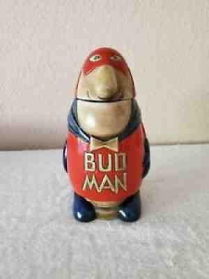 Budweiser 1975 CS1 BUDMAN Stein ~ Ceramarte Brazil ~ Bud Man